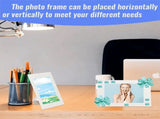 60 Pack Paper Picture Frames for 4 X 6Inch Photos, Standing White Cardboard Photo Frames with Easel V1366-AZ2-W-15884
