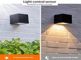 Solar Fence Lights with 2 Modes Warm,3 Pack Led Solar Wall Lamps Outdoor Waterproof for Deck, Step, V1192-AZ-W-15889