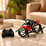 Remote Control Flying Motorcycle Drone 4-Axis Stunt Vehicle Model with 360 Degree Tumbling and V1192-AZ-W-24123