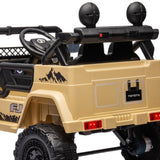 Kahuna Authorised Toyota FJ Cruiser Kids Electric Ride On Car - Khaki CAR-TYT-FJC-KH