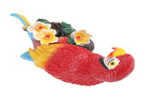 Parrot Sculpture Decoration Indoor Outdoor Resin Macaw Statue Figurine Garden Art Right Red V1294-YM0901-3115240123011