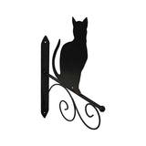 Cat Silhouette Wall Hook Bracket 35cm V637-71621CAT