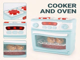 4 Piece Home Appliance Toy Mixer, Washing Machine, Oven & Dishwasher, With Lights & Sound V196-8026-58
