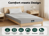 Giselle Bedding Cool Gel Memory Foam Mattress Charcoal 7-Zone Washable Bamboo Cover 15cm King Single FOAM-C-MFM-NOBLE-H015-KS