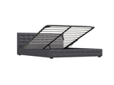 Milano Decor Eden Gas Lift Bed - Dark Grey - Double ABM-10001886