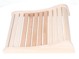 Sauna Pillow Relieving Pain Convenient Practical Relaxing Comfortable Ergonomic Design Wooden Back V1294-YM0715-3111210464411