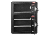 Double Doors 4.5 cu.ft Safe Box with Key Lock & Password, Safe Lock Box with Fireproof Bag, Key V952-LMBXXLS452CU8Z59AV9