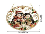 Festive Tree Pearl Embroidery Kit DIY Beaded Art With Gold Frame & Beadsu200b,Christmas Tree Pearl V1369-AZ3-W-17937