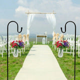 2pcs 48inch Outdoor Shepherd'S Hook, Heavy Duty Bird Feeder Post for Hanging Lanterns, Bird Feeders V1192-AZ-W-23091