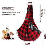 Dog Carrier, Reversible Puppy Carrier Purse with Storage Pocket, Adjustable Hand-Free Dog V1192-AZ-W-3094