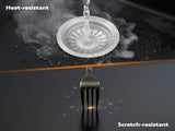Cefito Kitchen Sink 45x45cm Granite Stone Sink Single Bowl Black SINK-STONE-A-4545-BK