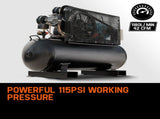 UNIMAC 115PSI 150L 7.5kW Industrial Electric Air Compressor, 20A 415V 3-Phase V219-UMACTL05A