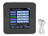 Indoor Air Quality Monitor for TUYA WiFi Smart PM2.5 Formaldehyde Testing 7 in 1 Calendar Time V1294-YM0512-3111220291511