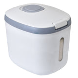 Rice Barrel Storage Box House Sealing Strong Bearing Plastic Flour Tank Can Kitchen Accessories Grey V1294-YM0716-3118220096512