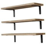 Wall Mounted Floating Shelves Solid Wood for Home V1369-AZ3-W-18088