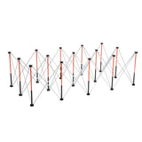 Portable Folding Workstand 2455 x 1260 mm Collapsible Work Stand 2724 kg V952-BXSGZTPPSL8FZHE0J001V0