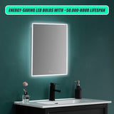 Smart Mirror Bathroom Vanity LED Lighted Wall Mirror 800x600mm V63-837521