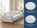 Large Transparent Sofa Protector Cover Plastic Furniture Storage Bag for Moving V1370-AZ4-20945