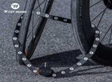 West Biking, folding bike lock, bike security, combination lock, cycling accessories, Australian V1102-140-48886