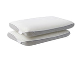 ROOMSENSE Reversible Dual-Sided Memory Foam Pillow, Ice-Cooling & Warm Fabric Sides, 55D Ultra-High XFKF-PL-1168R-WHX2