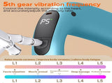 Portable Heated Fascia Ring Massager with 5-Speed Vibration & USB-C Charging Deep Tissue Muscle V1107-CS-ZDAMQ2