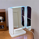 Trifold LED Makeup Mirror Beauty Lights V1142-PB1005005885148433