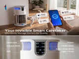 LUVIMO Pet Air Purifier H13 HEPA Smart Air Cleaner CADR 350 w/ Cat Toys for Home PET-PURI-SCRATCH01-WH