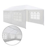 Instahut Gazebo 3x6m Marquee Wedding Party Tent Outdoor Camping Side Wall Canopy 4 Panel White GAZEBO-WED-C-FG-3X6-4W-WH