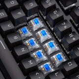 Black Magenta RGB mechanical keyboard, colourful keyboard, marquee light keyboard, gaming keyboard V1347-888-MAG-63685