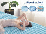 Double Bamboo Memory Foam Mattress Topper 7-Zone 8cm V178-66888
