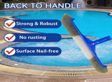5X Pool Head,Pooles for Cleaning Pool Walls, Curved Ends High-Efficiency Pool Scrub V1192-AZ-W-22710