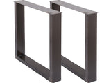 72 x 60 cm Dining Table Legs Office Table Legs Set of 2 Steel Table Legs Computer Desk Legs Steel V952-ZT600X720MM000001V0