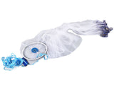 Bait Net American Style Aluminum Ring Monofilament Manual Lightweight Throw Cast Net for Sea Pool V1294-YM0523-3111210383111