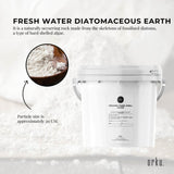 Orku 1.4Kg Fine Diatomaceous Earth Tub - Food Grade Fossil Shell Flour Powder V238-SUPDZ-30507958141008