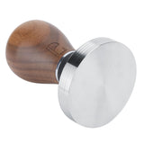 58mm Stainless Steel Flat Coffee Tamper Powder Pressed Hammer with Height Adjustable Wooden V1294-YM0901-3118200176412