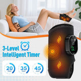 Black Cordless Ankle Heating Pad, Foot and Ankle Massager with Heat Foot Renew Triple V201-MAS3063BL8AU
