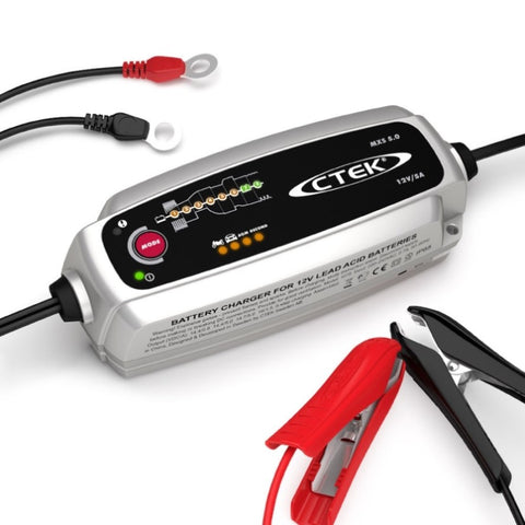 CTEK MXS 5.0 12V 5Amp Smart Battery Charger Car Boat 4WD Caravan Bike Marine AGM V219-CTEK-56-987