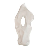 White Ceramic Vase Modern Minimalist Table Centerpiece Flower Arrangement Decor V1369-AZ3-W-18385