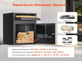 Package Delivery Boxes for Outside, 90.9 cm Mailbox for Parcel with Lock, Galvanized Steel Package V952-BGXHSDXGFTS4W8MXTV0