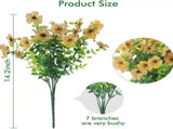 7 Heads 35 Mesh Eucalyptus Violet Yellow 21 Bunches V1221-7-HEADS-35-MESH-EUCALYPTUS-VIOLET-YELLOW-21-BUNCHES
