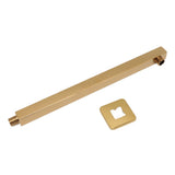Wall Mounted Shower Arm Stainless Steel Quadrate Shower Head Extension Arm Shower Arm Pipe Gold V1294-YM0626-3112220084311