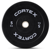 CORTEX Black Series V3 Rubber Olympic Bumper Plate 50mm 5kg V420-CSWP-OBPV305-2