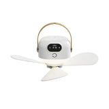 Rechargeable Mini Camping Fan with Remote Control, Portable Hanging Tent Fan USB Outdoor Ceiling Fan V1369-AZ3-W-25460