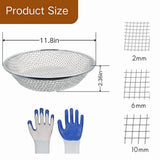 Soil Sifter for Gardening, Rock Sifter for 5gallon Bucket, Dirt Sifter Compost Sifter, Sifter for V1369-AZ3-W-11387