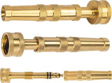 Garden Hose Repair Connector with Clamps Adjustable Twist Hose Nozzle V1258-DP02-C-206