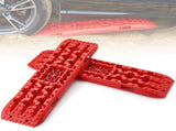 2PCS Traction Boards with PP for Mud Snow Sand Storage Bag Long Red V952-QCTKBZBS2JZZK3NO1V0
