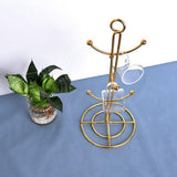 Luxshiny Coffee Mug Holder Metal Cup Stand Modern Coffee Mug Holder Gold Tea Cup Holder Tree Cup V1369-AZ3-W-03522