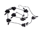 Birds Rain Chain Iron Effective Drainage Crisp Sound Birds On Cups Rain Chain for Downspout Gutters V1294-YM0901-3111240131411