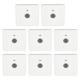 8pcs Concealed Sound Control Switch Light Control Panel for Home Office 250V 10A V1294-YM0715-3114210150511
