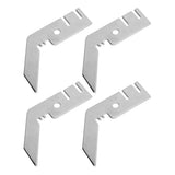 8PCS 3 Inch Double Crossbar Hanger Iron Wedding Valance Hanger for Pipe and Drape Backdrop Stand V1294-YM0901-3114240098811